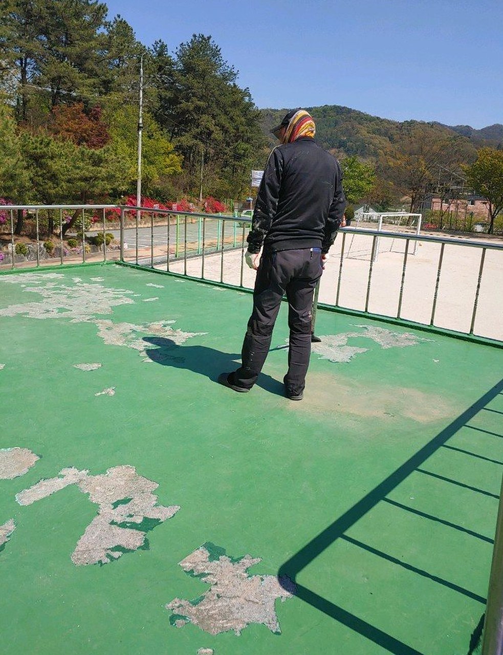 충주 시설물·고소작업 - 고소작업차 외벽 시공